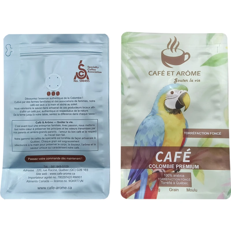 Eight-sided Zipper Coffee Bag best