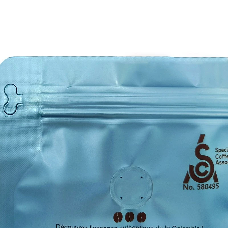 Eight-sided Zipper Coffee Bag high quality